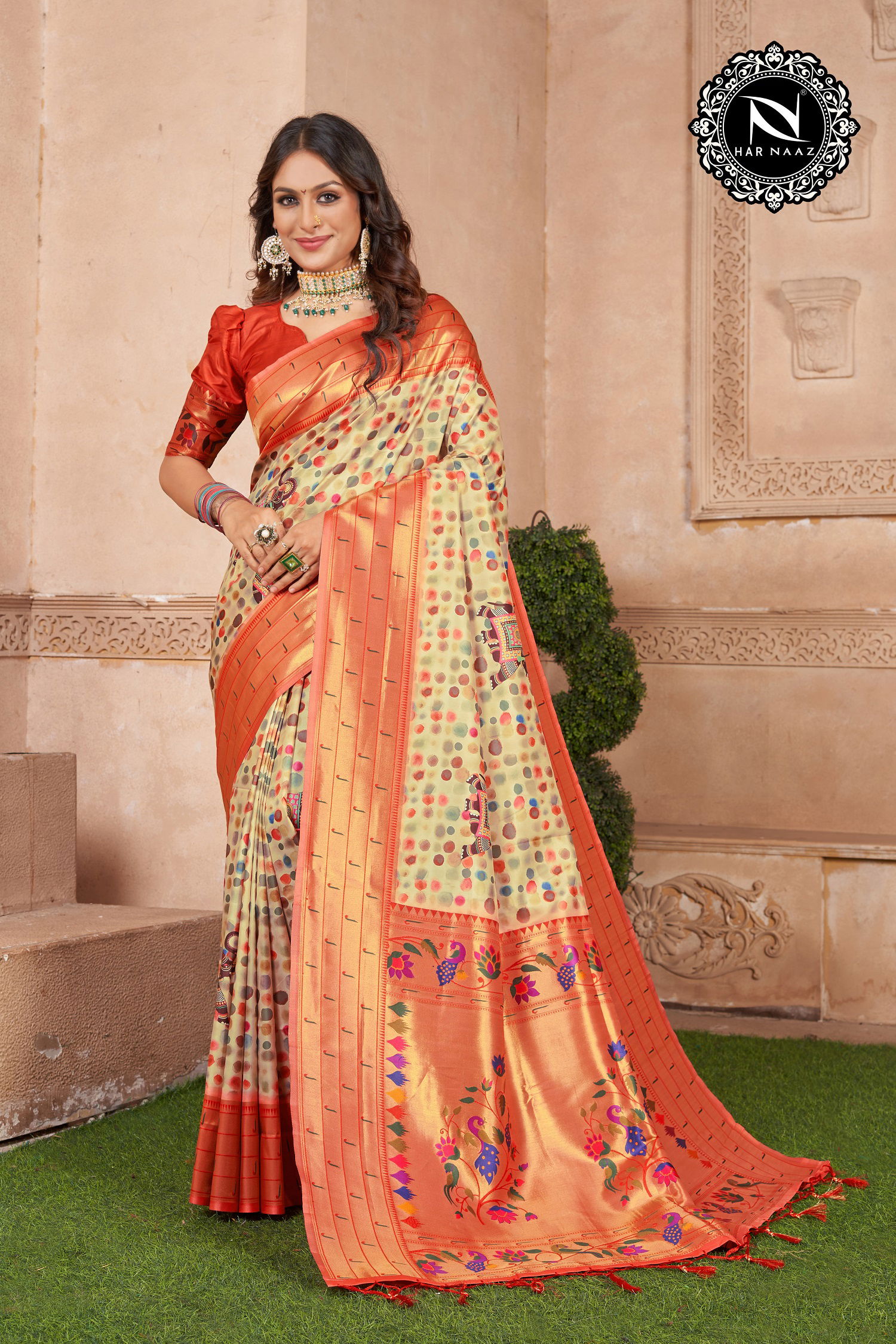 Har Naaz Paithani Silk Designer Sarees Catalog
